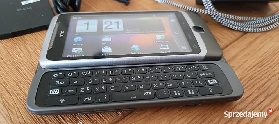 Ładny kultowy HTC Desire Z bez simloca Komplet