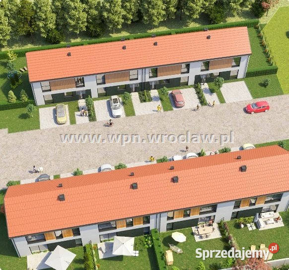 Sprzedam dom szeregowy 105m2 Kąty Wrocławskie 3 piętra i więcej