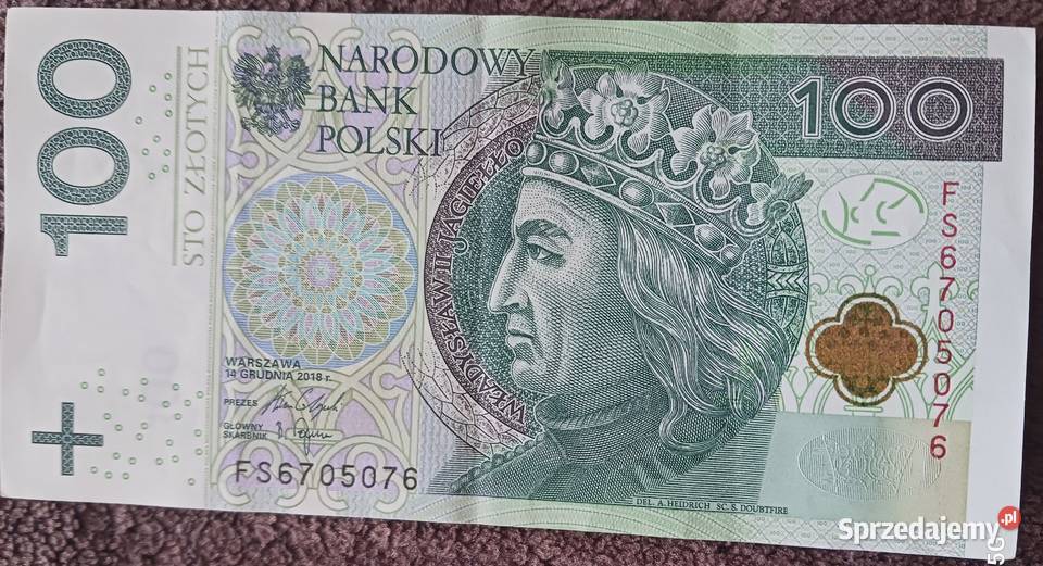 100 Władysław II Jagiełło 6705076 RADAR wielkopolskie Konin sprzedam