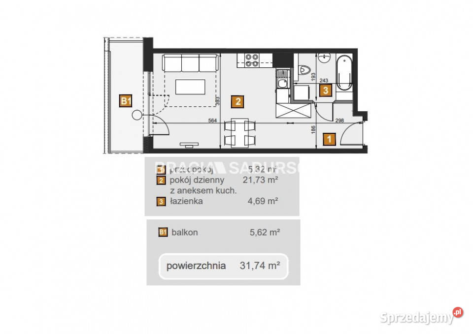 sprzedaży mieszkania Kraków Babińskiego 3174m2 blok