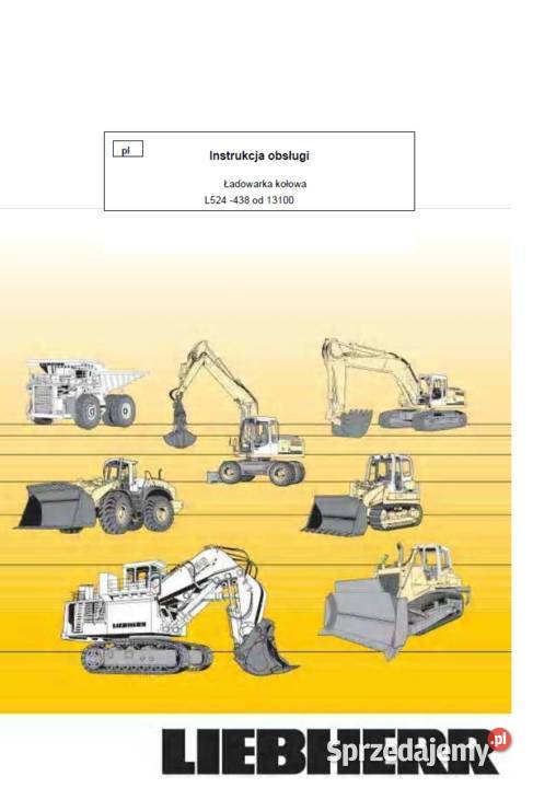 LIEBHERR L 524438 instrukcja obsługi POLSKU Pozostałe Gdańsk