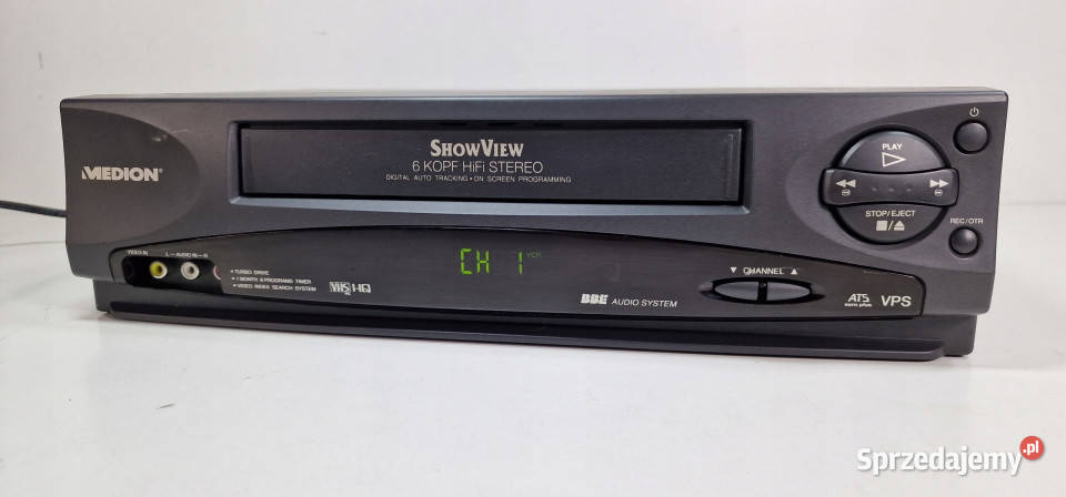 Medion VideoVHS 6 głowic MD 9023 MD9023 wielkopolskie Międzychód