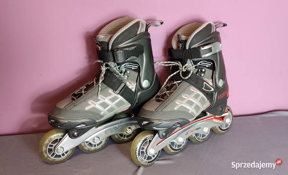 nowe Rolki Crazy Creek ABEC5 koła 80 mm80A 37 Jasień