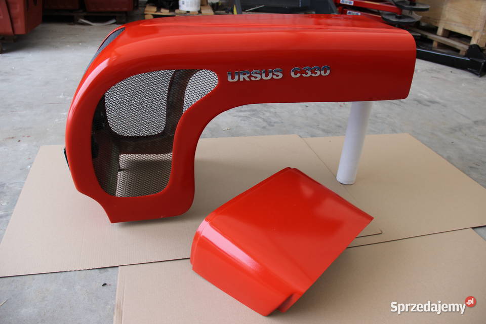 Maska maski URSUS C 330 C330 z nakładką wiśniowa Rogóźno sprzedam