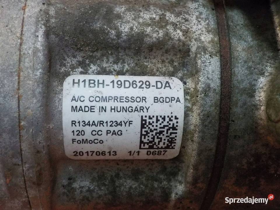 FIESTA MK8 11 TiVCT 17r sprezarka klimatyzacji osobowe mazowieckie Suków