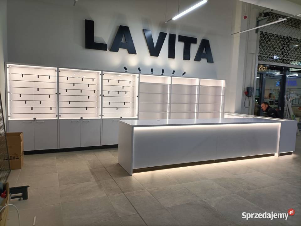 Producent meble sklepowe regały gabloty lady mazowieckie Warszawa