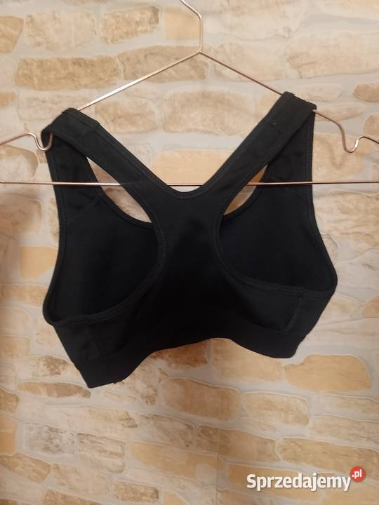 34XS NIKE Czarny top fitness z Londynu bokserka Kraków