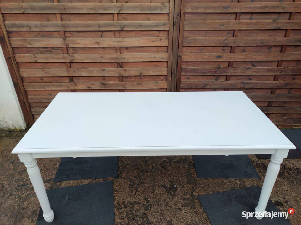 Stół drewniany biały styl prowansalski