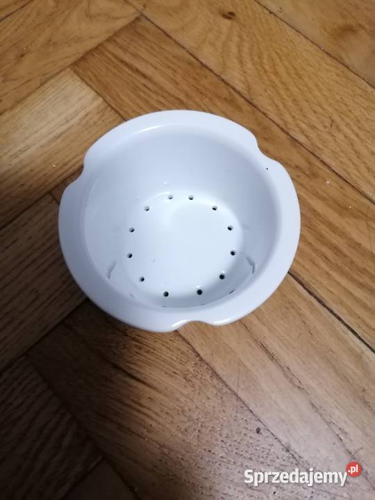 Biały zaparzacz do ziół