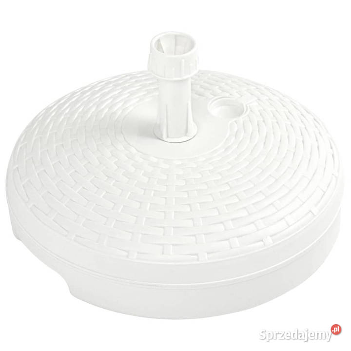 Podstawa pod parasol 20 L biała rattan z Warszawa sprzedam