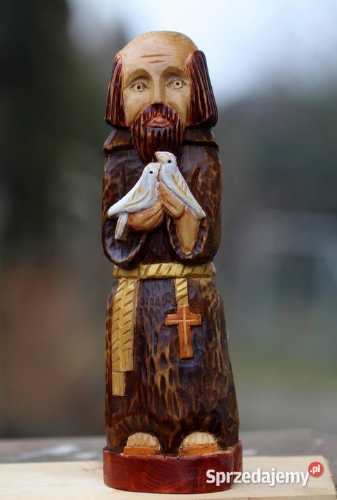 Św Franciszek rzeźba ludowa