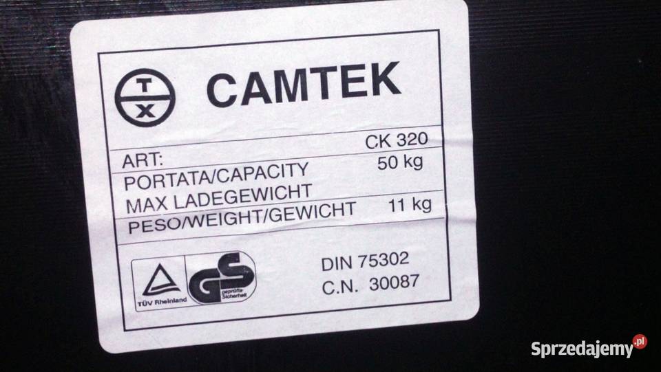 Bagażnik samochodowy 320 litrów warmińsko-mazurskie Olsztyn