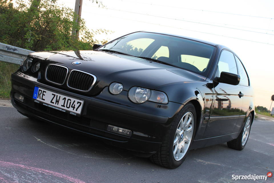 BMW 318Ti E46 Oryginał Z Niemiec Serwis Ideał czarny Konin