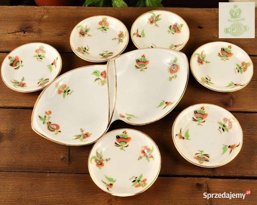 Konfiturówki art deco Tułowice 192845r unikat do Warszawa sprzedam