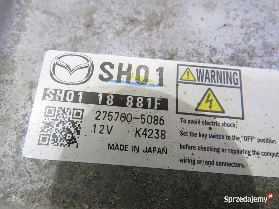 STEROWNIK KOMP SILNIKA MAZDA CX5 22 SH01 18 881F