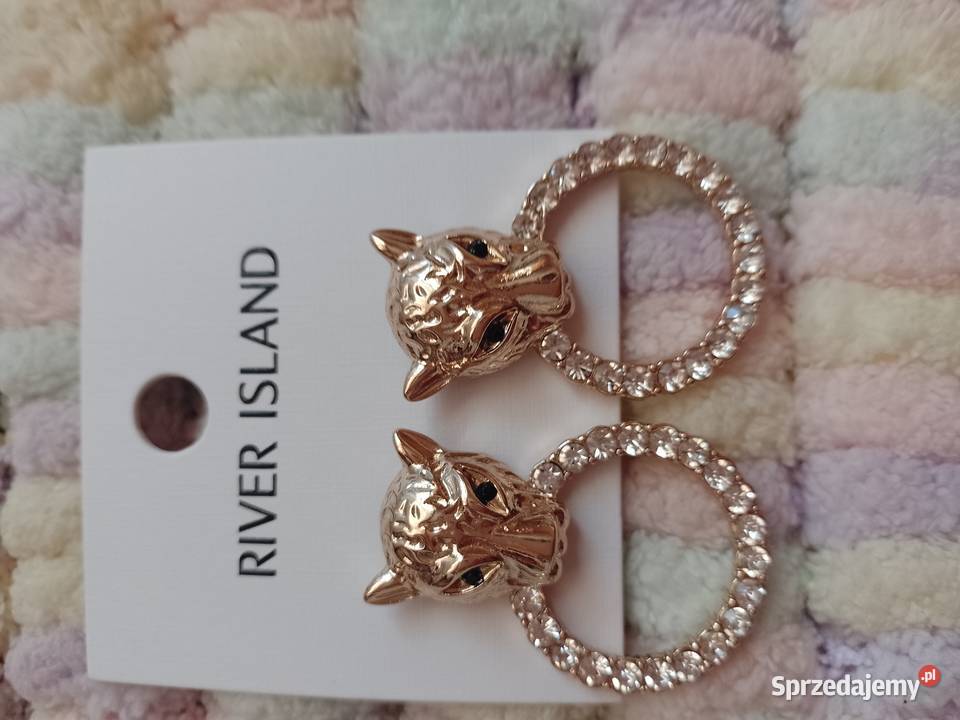RIVER ISLAND Bogato zdobione kolczyki tygrysy