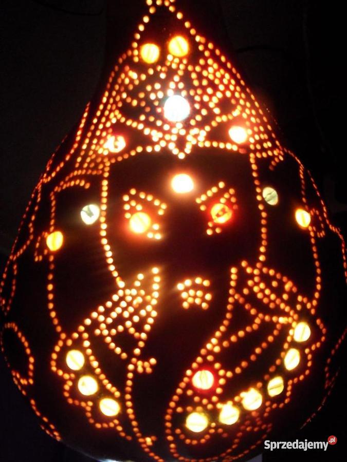 lampa z TYKWY ala SPHINX handmade DIY Oświetlenie pomorskie Lębork sprzedam
