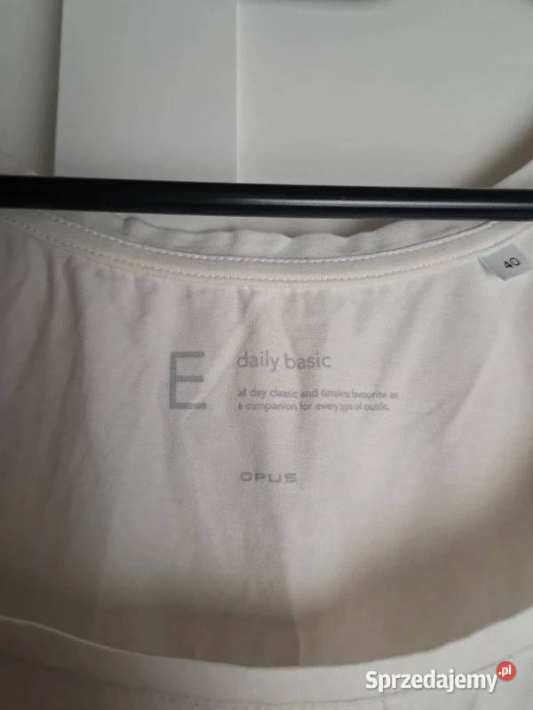 Biały top Opus Daily Basic Trąbki Wielkie