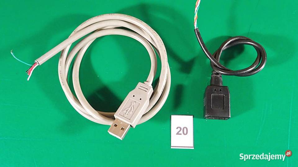 Kabelek USB 20 wtyk żeńskimęski luzem cztery Chorzów