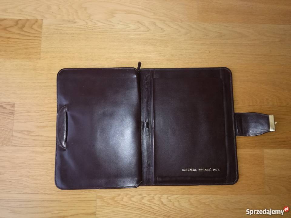 Aktówka skórzana biznesowy niezbędnik w stylu Warszawa