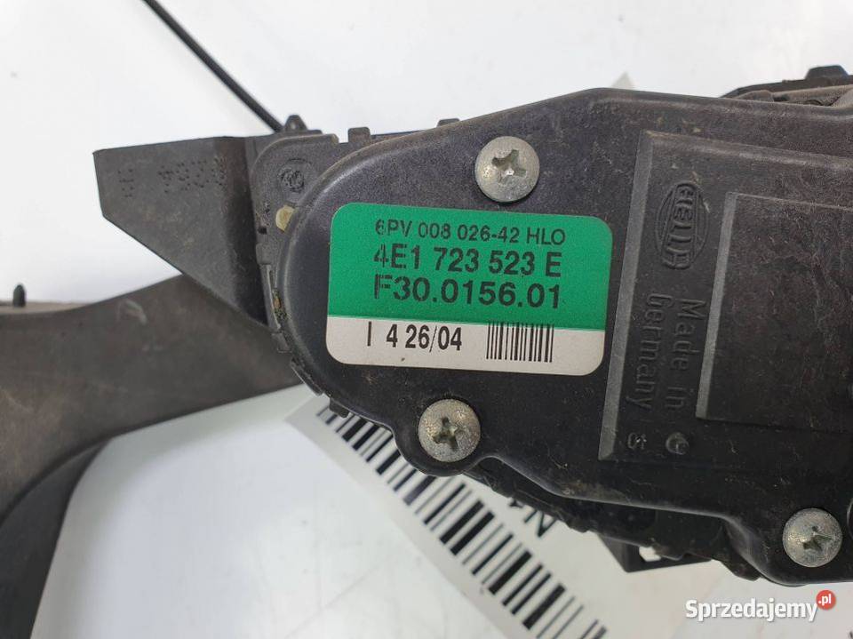 PEDAŁ AUDI A8 D3 4E1723523E osobowe Lipno