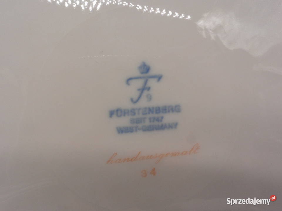 Porcelanowa pateratalerz Furstenberg Botanica Raszków