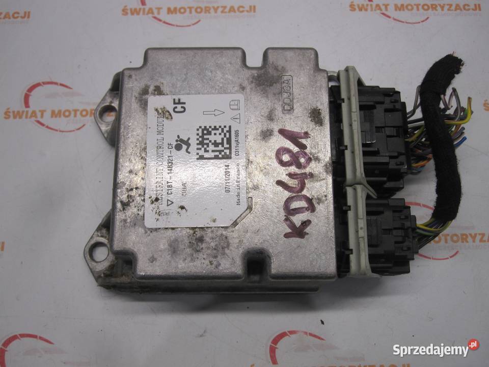 FORD FIESTA MK VII moduł AIRBAG C1BT14B321CF świętokrzyskie Kielce