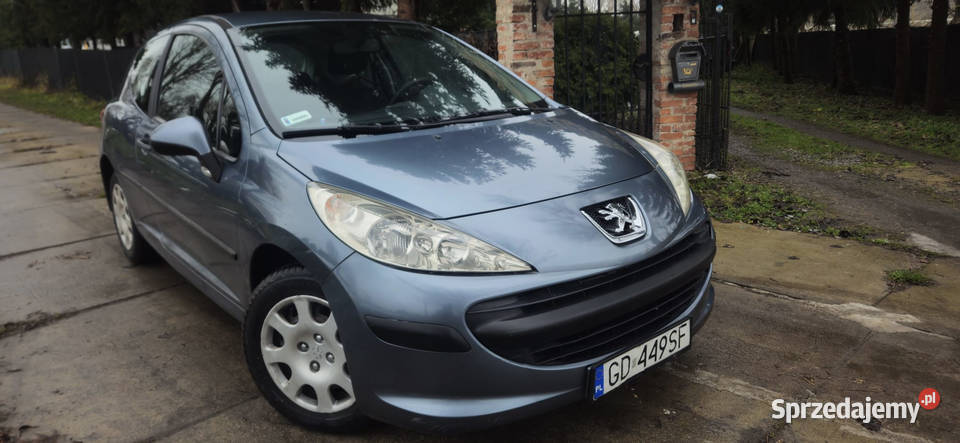 Peugeot 207 2007 poj 14 benz stanklima nowe warmińsko-mazurskie Elbląg