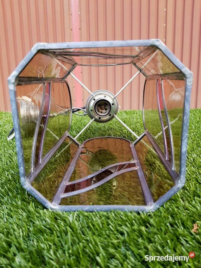 Lampa lampion żyrandol szklany sprzedam