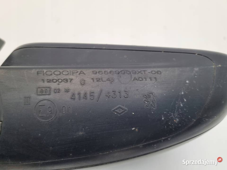 LUSTERKO Peugeot 307 0108 PRAWE PASAŻERA 62 8 Chełm
