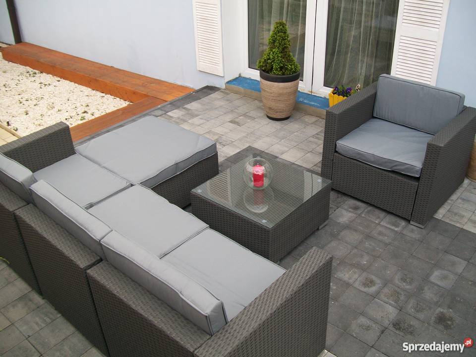 sofa fotel naroznik zestaw mebli technorattan Dom i Ogród małopolskie Bosutów sprzedam