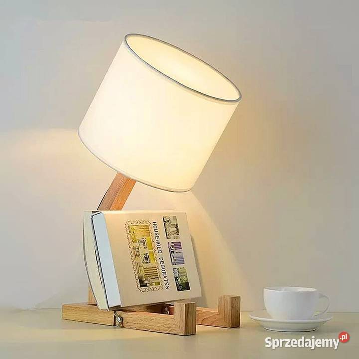 KREATYWNA LAMPKA NOCNA LUDZIK DREWNO ELINKUME podlaskie Białystok