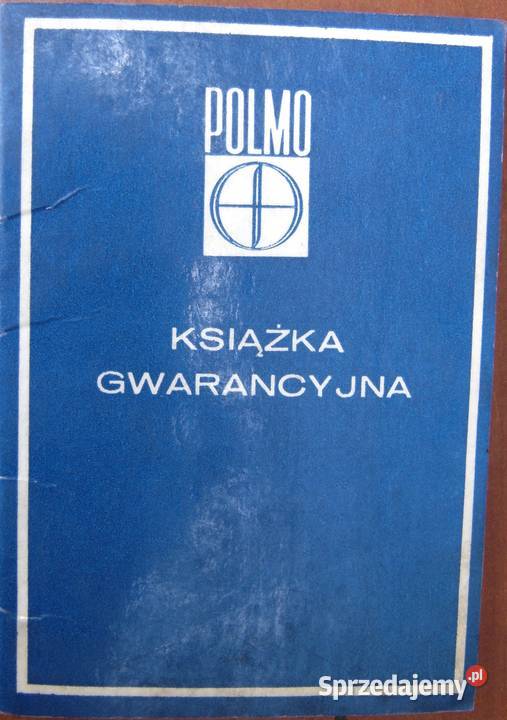 PF 125 p książka gwarancja ORYGINAŁ instrukcja Wrocław