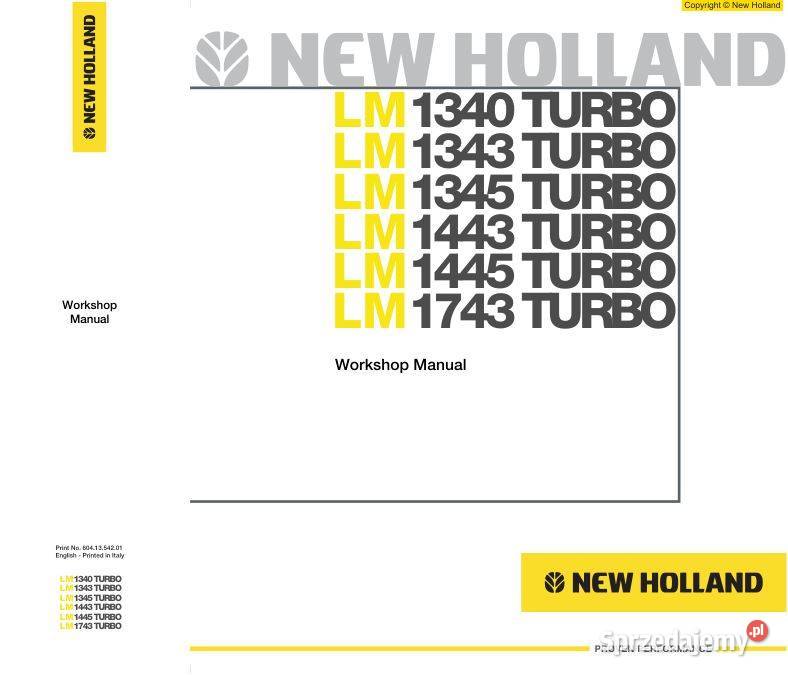 Holland LM1340 LM1343 LM1345 LM1443 ins naprawy