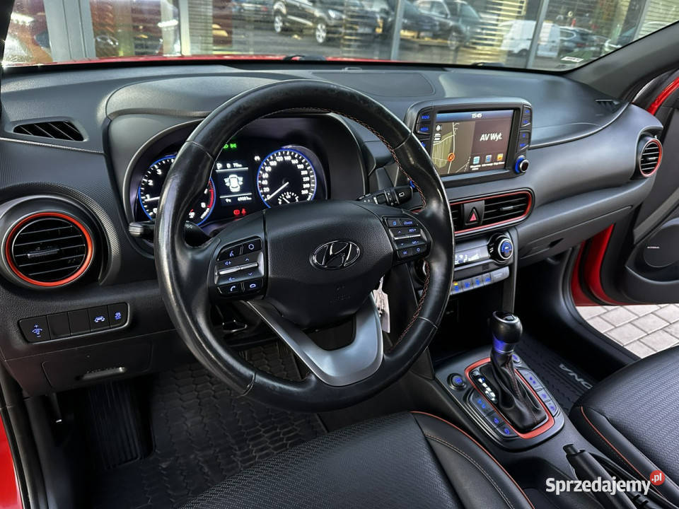 Hyundai Kona Półskóra LED Asystent Kamera Grzane czujnik zmierzchu