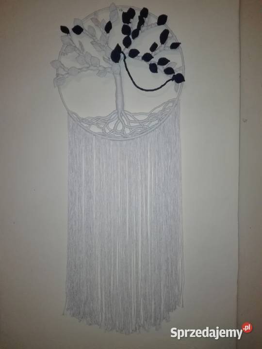 Drzewko szczęścia ozdoba na ścianę makrama łódzkie Pęczniew sprzedam
