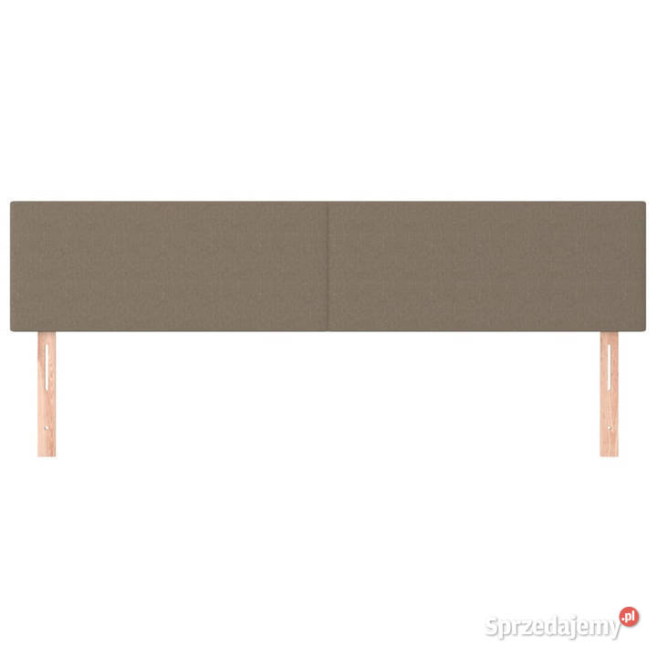 Zagłówki do łóżka 2 taupe 80x5x7888 tkanina mazowieckie Warszawa