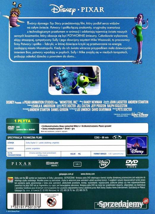 POTWORY I SPÓŁKA UNIWERSYTET POTWORNY PAKIET 2