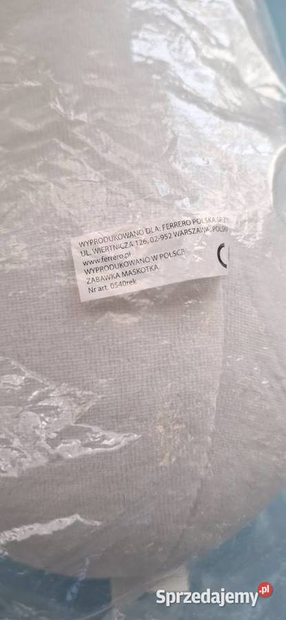 Nowa maskotka poduszka Tic Tac Kibic Komentator mazowieckie Maków Mazowiecki sprzedam