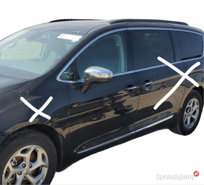 Drzwi lewa przednie kierowcy czarne PXR Chrysler