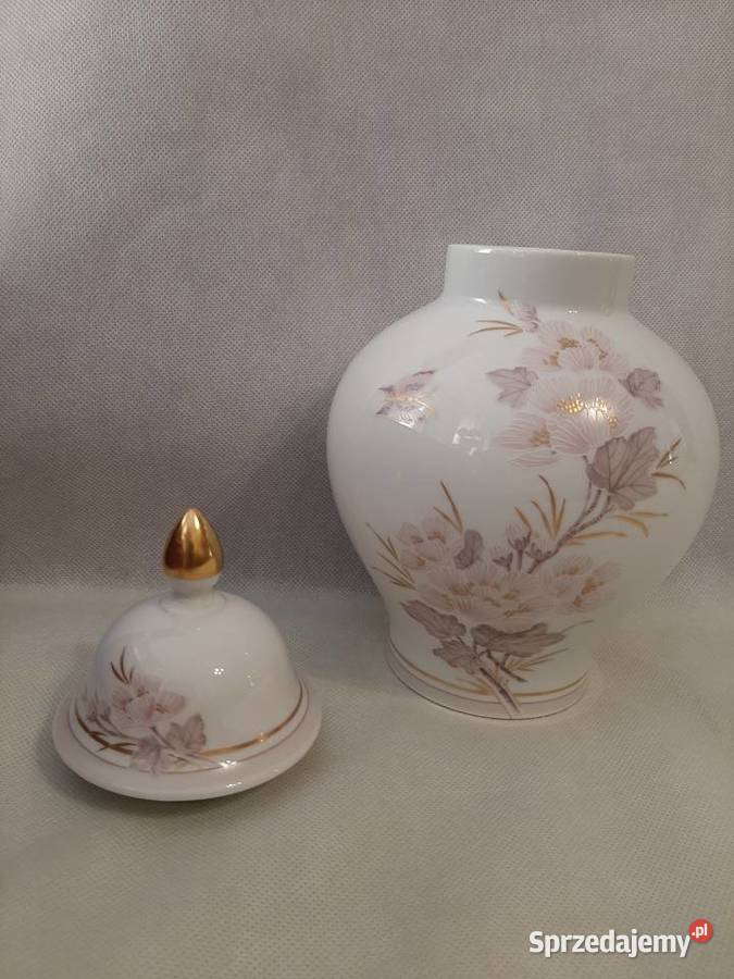 Porcelanowa amfora niemiecka Kaiser sygnowana Porcelana i szkło Inowrocław