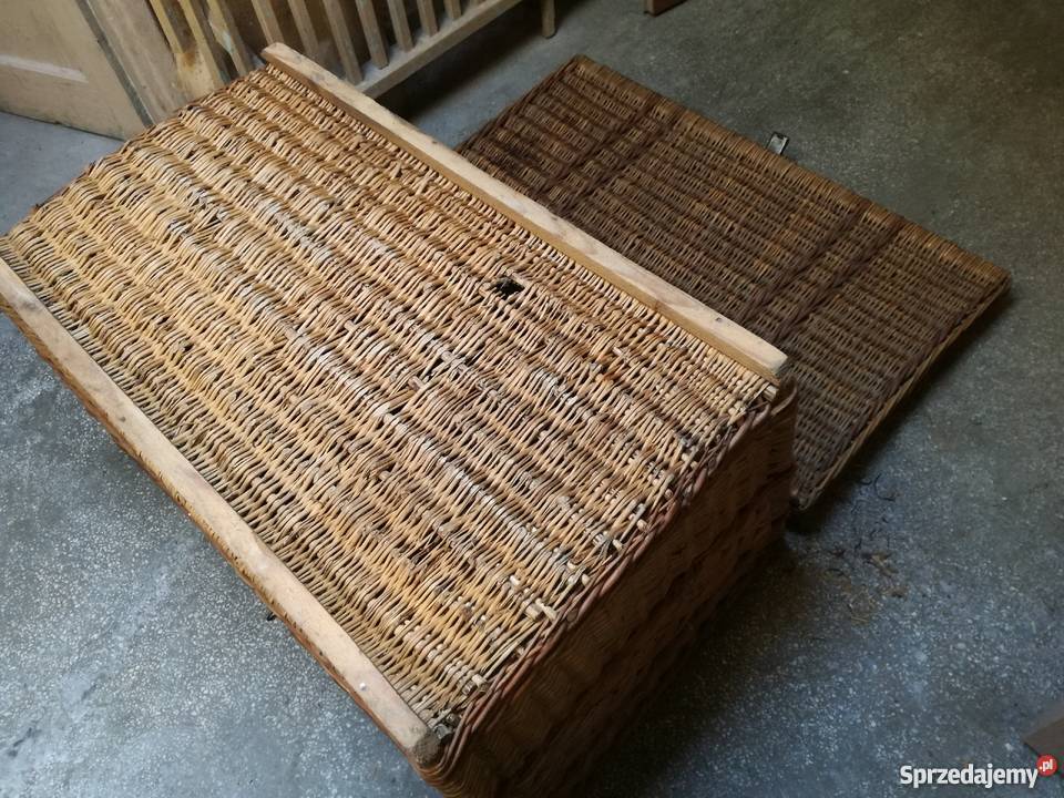 duży kosz kufer wiklinowy Warszawa