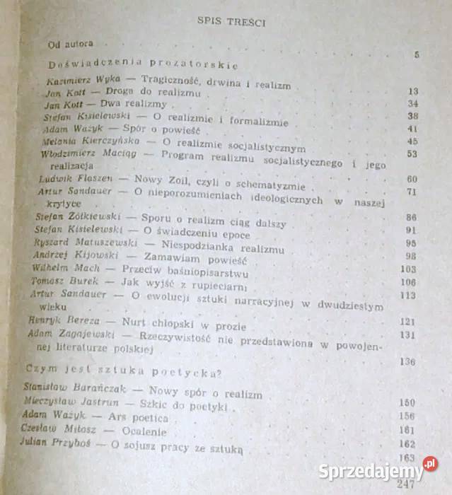 O literaturze polskiej Materiały Cz 3 Programy i Chełm