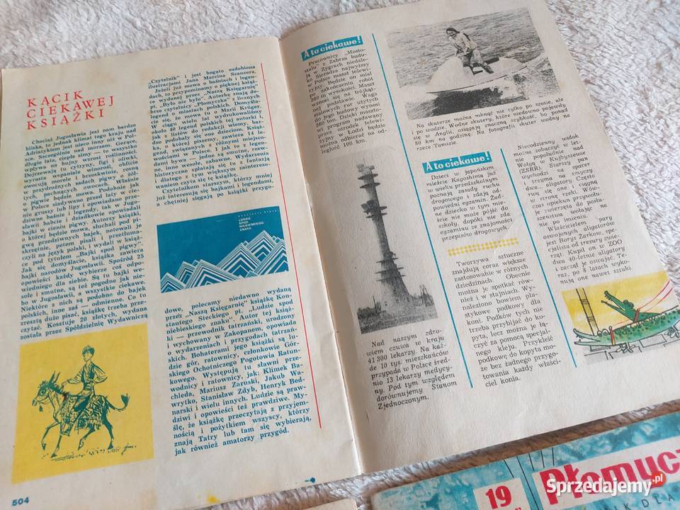 Stara Gazeta Płomyczek z roku 1966 i 1967 17 18 Tarnów