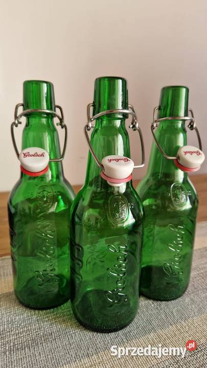 Butelki piwie zamykane na pałąk Grolsch 100 Zamość sprzedam