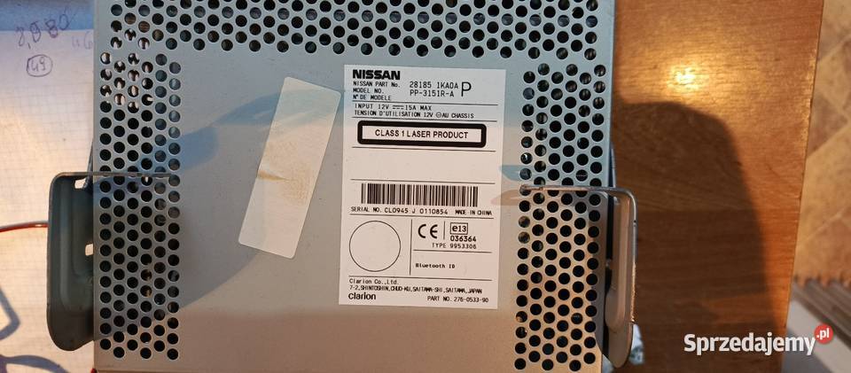 Radio odtwarzacz Nissan Juke 2019 Audio śląskie