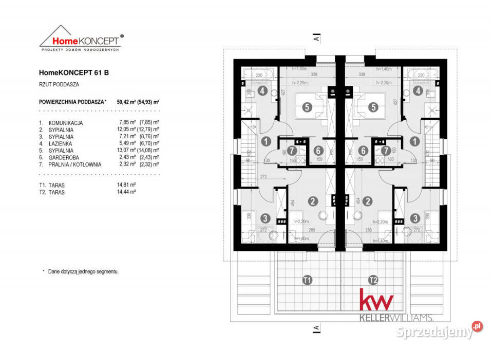 Dom szeregowy 116m2 Sztum Liczba pokoi 4 pomorskie