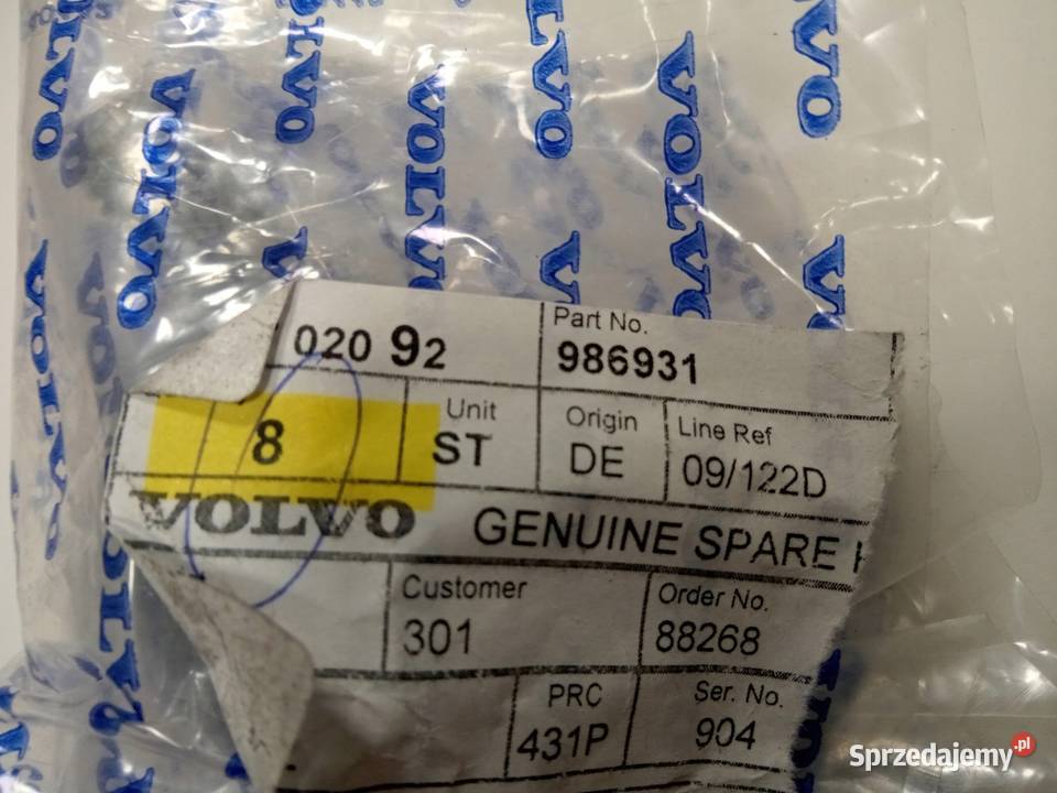 ŚRUBA REGULACJI ZBIEŻNOŚCI VOLVO XC70 V70 S80