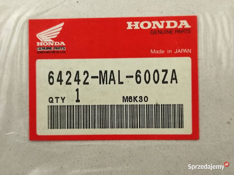 NAKLEJKA 600 LEWY BOCZEK HONDA CBR600F HURRICANE osobowe sprzedam