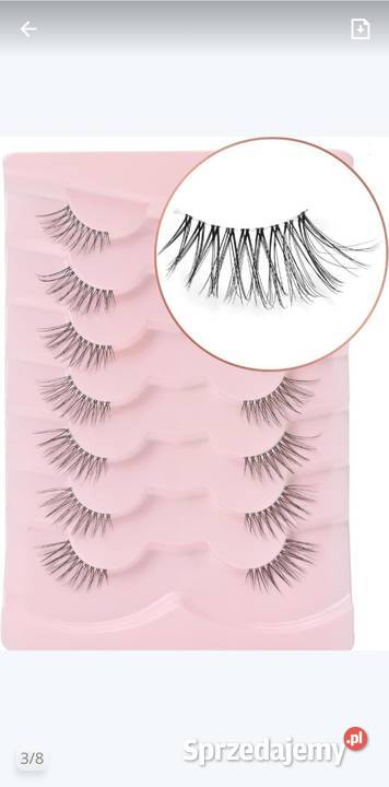 Sztuczne Rzęsy Rzęsy na pasku 3 D wielokrotnego Domaszczyn